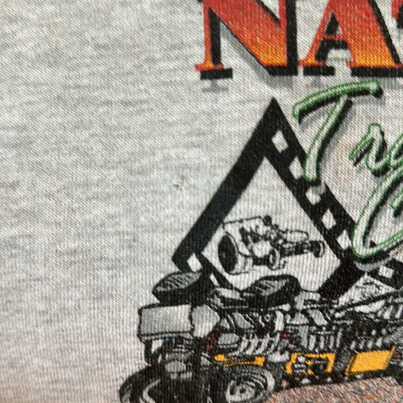 Vintage National Tractor Pulling Championships Gray Sweater - Picture 5 of 11